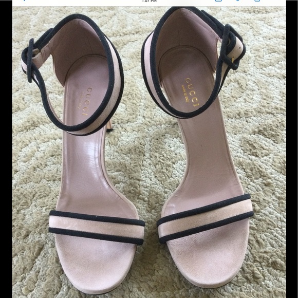 GUCCI  Suede Heels - Picture 2 of 10